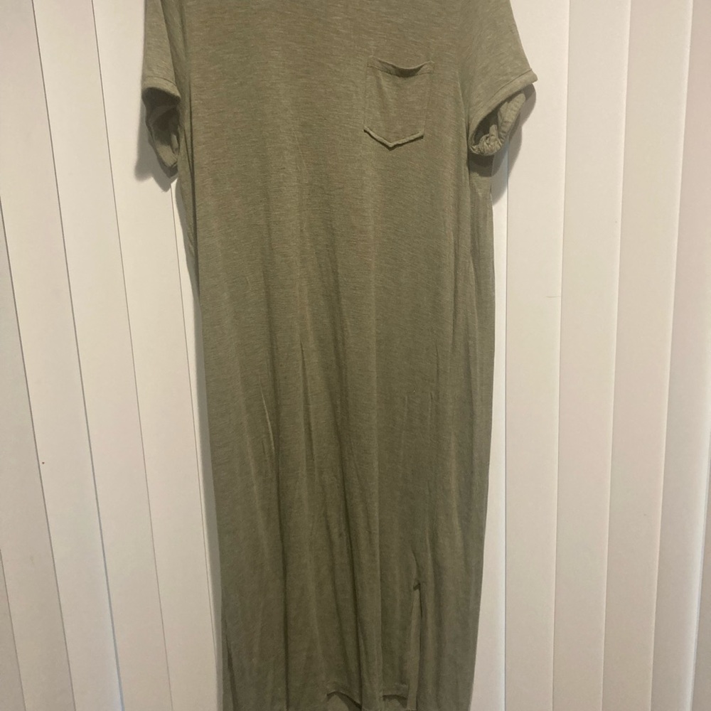 Jessica Simpson Crew Neck Green Dress Size XXL